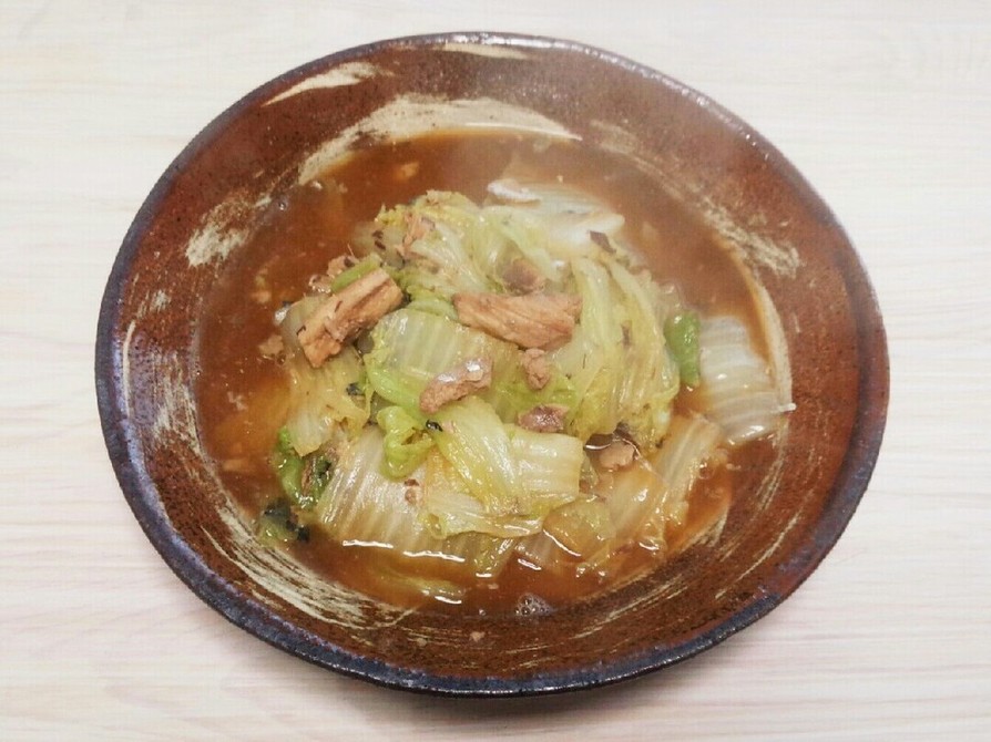 鯖の水煮缶と白菜の煮物☆材料２つ＋麺つゆの画像