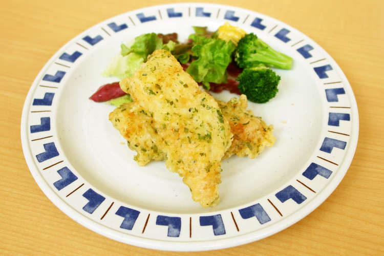 白身魚の青のりフリット カレーマヨ添え レシピ 作り方 By 女子栄養大学の学食 クックパッド