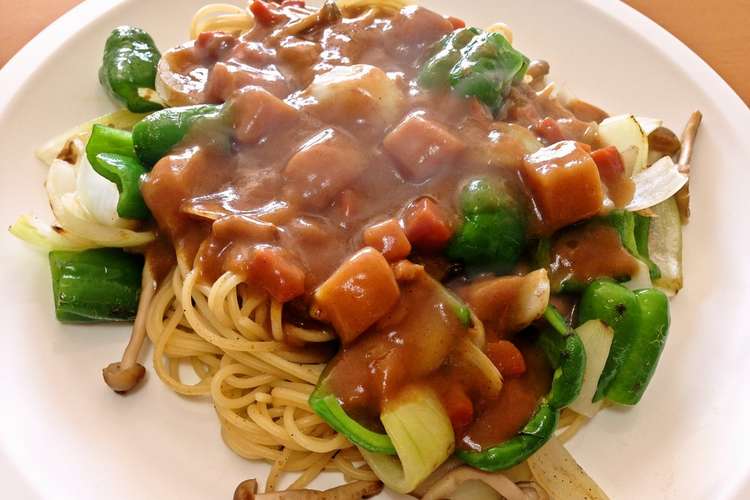 レトルトにひと手間 簡単カレーパスタ レシピ 作り方 By 広東麵 クックパッド 簡単おいしいみんなのレシピが356万品