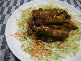 手羽の甘辛焼き