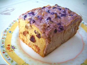 ブルーベリーのヨーグルトチーズ・パウンド