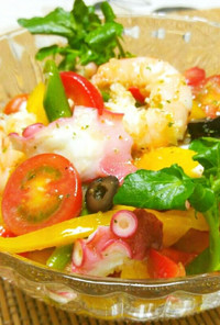◆野菜と海鮮の彩りフレッシュマリネ♪◆