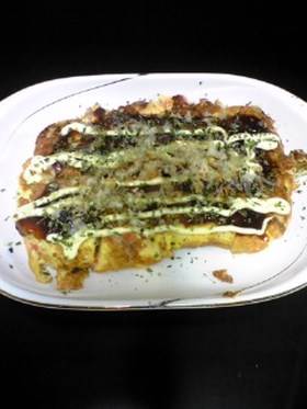 お好み焼き見たいな卵焼き