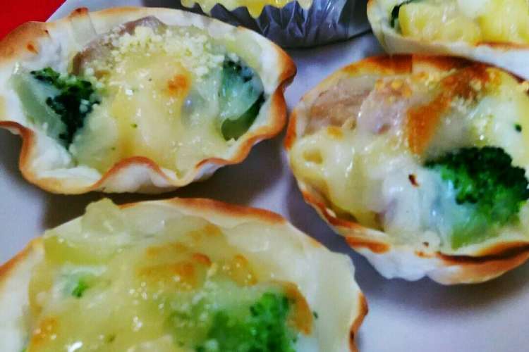 マカロニグラタン 餃子の皮でアレンジ レシピ 作り方 By クックi7i5l1 クックパッド 簡単おいしいみんなのレシピが350万品