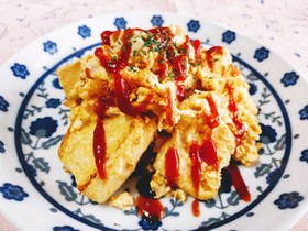 スクランブルエッグトースト☆冷凍食パンも
