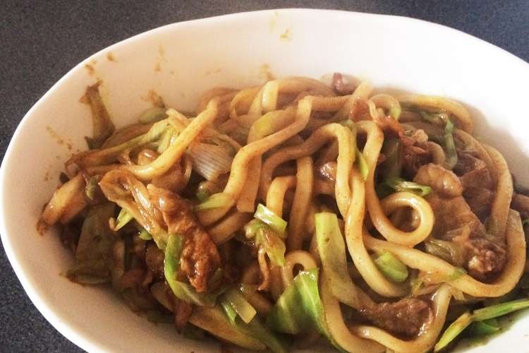 冷凍うどんでかんたん カレーやきうどん レシピ 作り方 By Strathisla クックパッド 簡単おいしいみんなのレシピが362万品