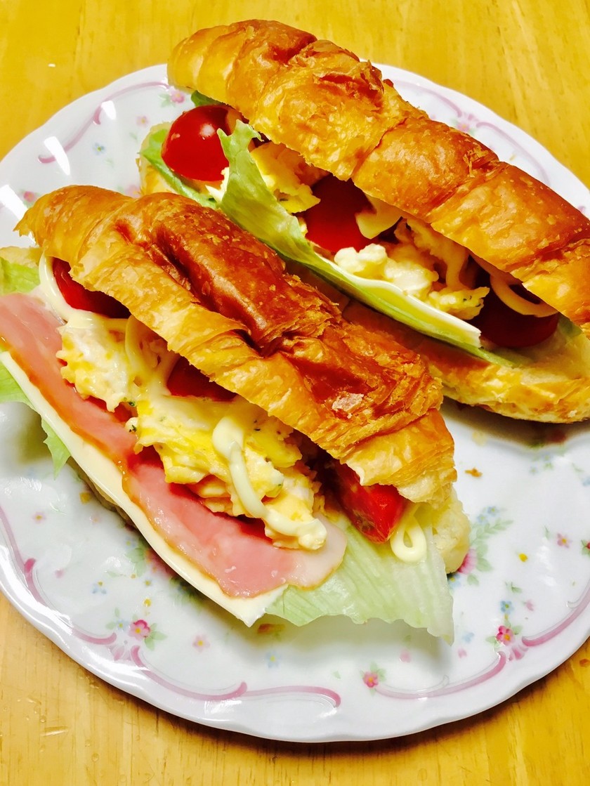 朝食ベーグルサンドイッチのレシピ