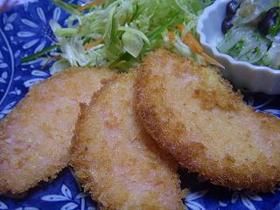 超定番!とろ~りチーズのハムカツ♪