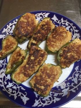ピーマン肉詰め簡単