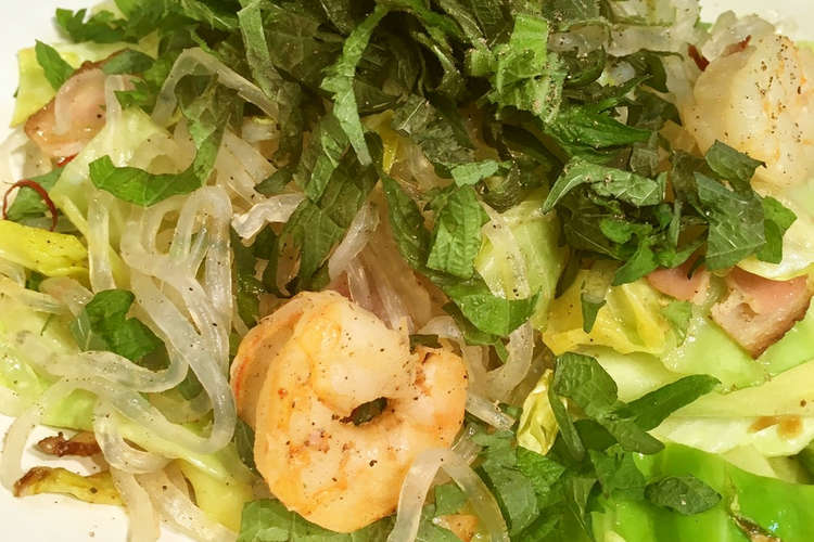 禅パスタでダイエットランチ 海老野菜ぺぺ レシピ 作り方 By Uuco923 クックパッド