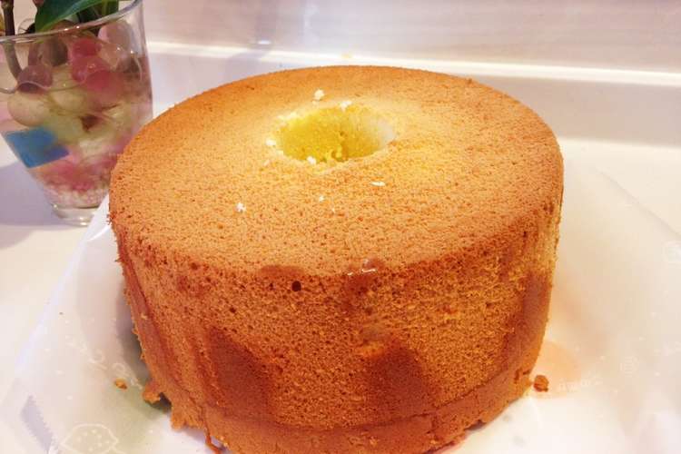 失敗なし 簡単 フワフワシフォンケーキ レシピ 作り方 By モモココmom クックパッド