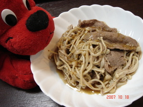 ノンオイルで超簡単!えのきと牛肉の炒め物