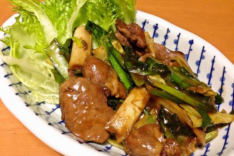 鶏レバーとハツでレバニラ炒め レシピ 作り方 By 広東麵 クックパッド