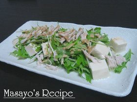 ★居酒屋風水菜サラダ★ゴマドレッシングで