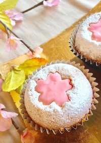 春爛漫♡桜のカップケーキ