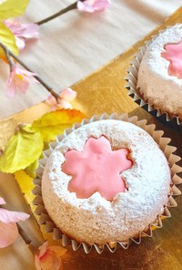 春爛漫♡桜のカップケーキ