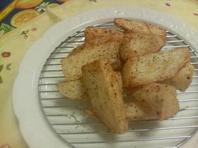 長芋の皮付きホクホク揚げ