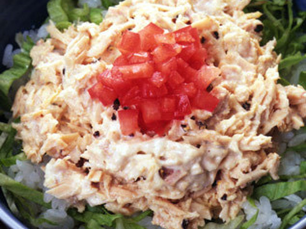 ツナのサラダ丼