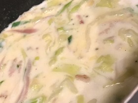 味噌が隠し味!ミルクスープ