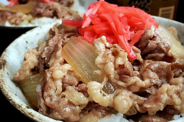 フライパンで ご飯が進むコク旨牛丼 レシピ 作り方 By ひかりママ622 クックパッド 簡単おいしいみんなのレシピが353万品