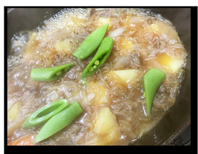 【極みだし】新じゃが・新玉ネギ肉じゃが♪