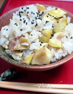 シンプルがおいしい✿栗ごはん