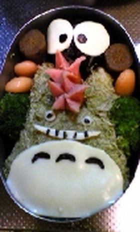 とろろのトトロ?【となりのトトロ弁当】