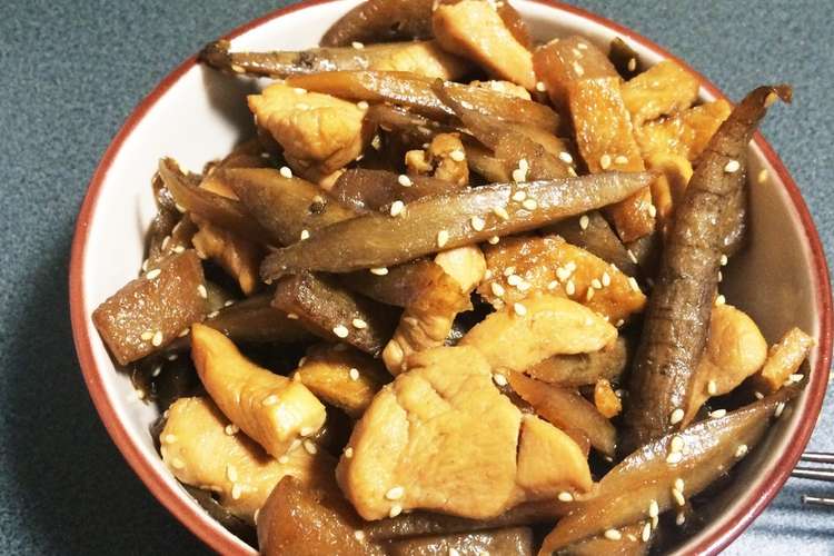 鳥とごぼうとこんにゃくの煮物 レシピ 作り方 By Strathisla クックパッド