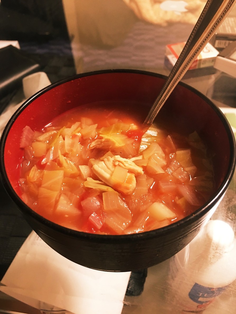 ダイエットにはこれ！脂肪燃焼トマトスープの画像