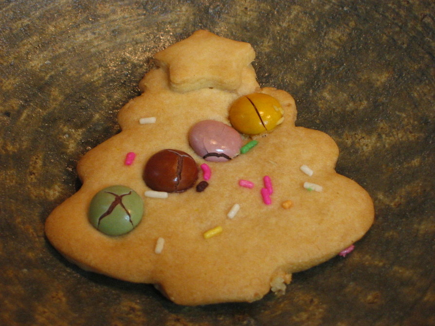 超簡単クリスマスツリークッキーの画像