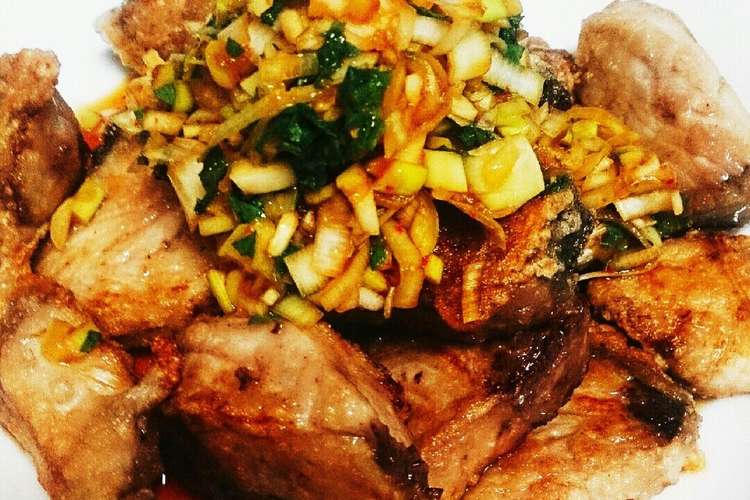 ブリの竜田揚げ 香味タレがけ レシピ 作り方 By Junchaan17 クックパッド 簡単おいしいみんなのレシピが376万品