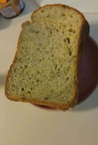 小松菜パン　ホームベーカリー