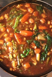 大豆と洋風野菜のビーフシチュー