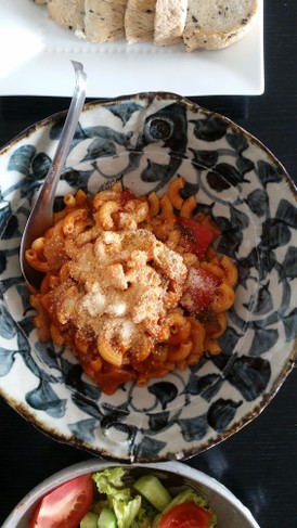 ラタトゥイユのショートパスタ