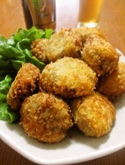 お弁当におつまみに♡味噌ミンチカツの写真