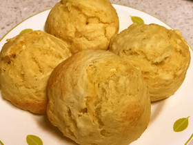 豆腐とHMだけ♡簡単ふかふかパン♡朝食に