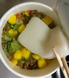 カップラーメン簡単アレンジ切り餅で満足❤