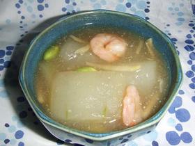 冬瓜の海老あんかけ