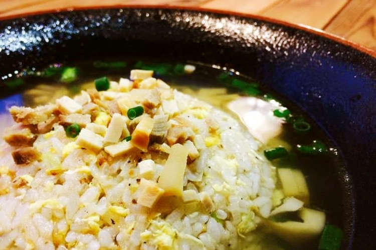 簡単アレンジ スープチャーハン レシピ 作り方 By にんにくのよしだ家 クックパッド 簡単おいしいみんなのレシピが352万品