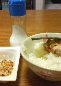 私の納豆のおいしい食べ方(*´艸`) 塩