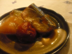 サンマの梅煮