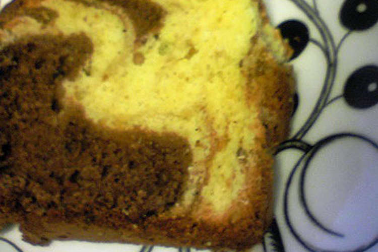 Hmで簡単 マーブルパウンドケーキ レシピ 作り方 By Emma0917 クックパッド 簡単おいしいみんなのレシピが354万品