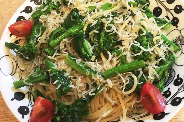 簡単 旬を味わう菜の花しらすの和風パスタ レシピ 作り方 By ふーみん クックパッド 簡単おいしいみんなのレシピが353万品