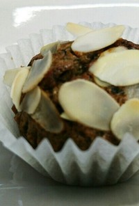 糖質オフ☆チョコナッツのカップケーキ