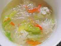 鶏団子スープの画像