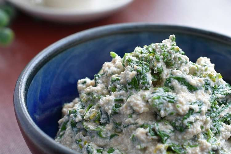 菜の花の白和え レシピ 作り方 By みき クックパッド 簡単おいしいみんなのレシピが370万品