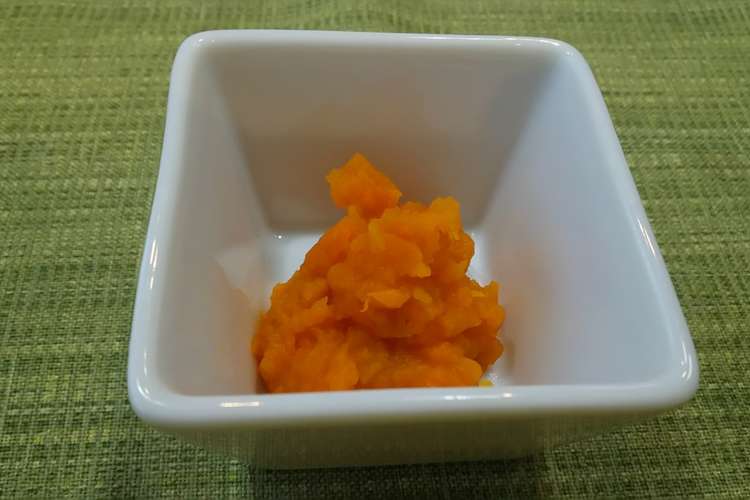 人参とかぼちゃのペースト 離乳食初期 レシピ 作り方 By 宇治抹茶430 クックパッド 簡単おいしいみんなのレシピが360万品