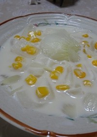 玉葱のクリームスープ
