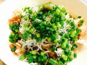 山葵香るシラス御飯