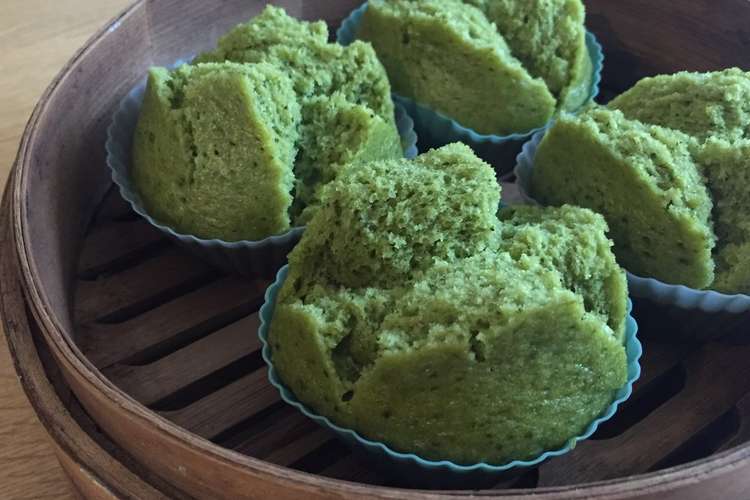 油ゼロ よもぎ香る簡単よもぎ蒸しパン レシピ 作り方 By Isacoco クックパッド 簡単おいしいみんなのレシピが353万品